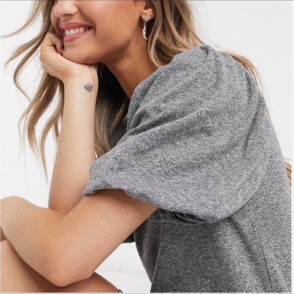 Gray Mini Dress - Picture 3 of 5